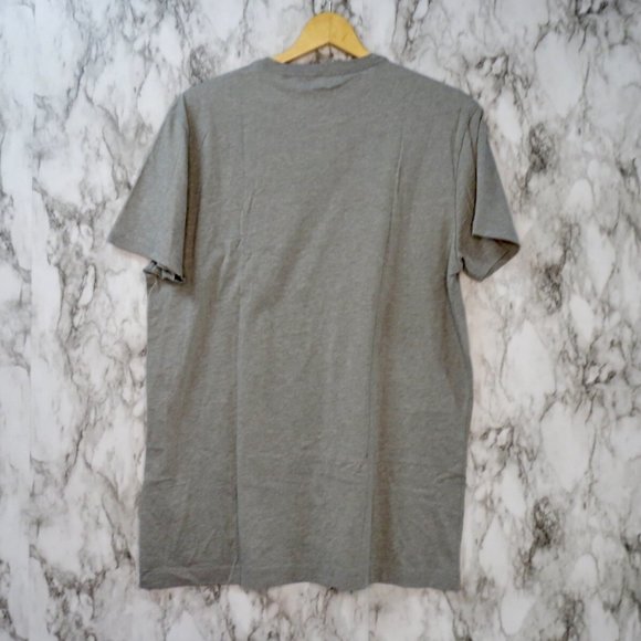 XL Original Penguin Grey T shirt with Blue Gradiant Big Logo - Picture 4 of 4